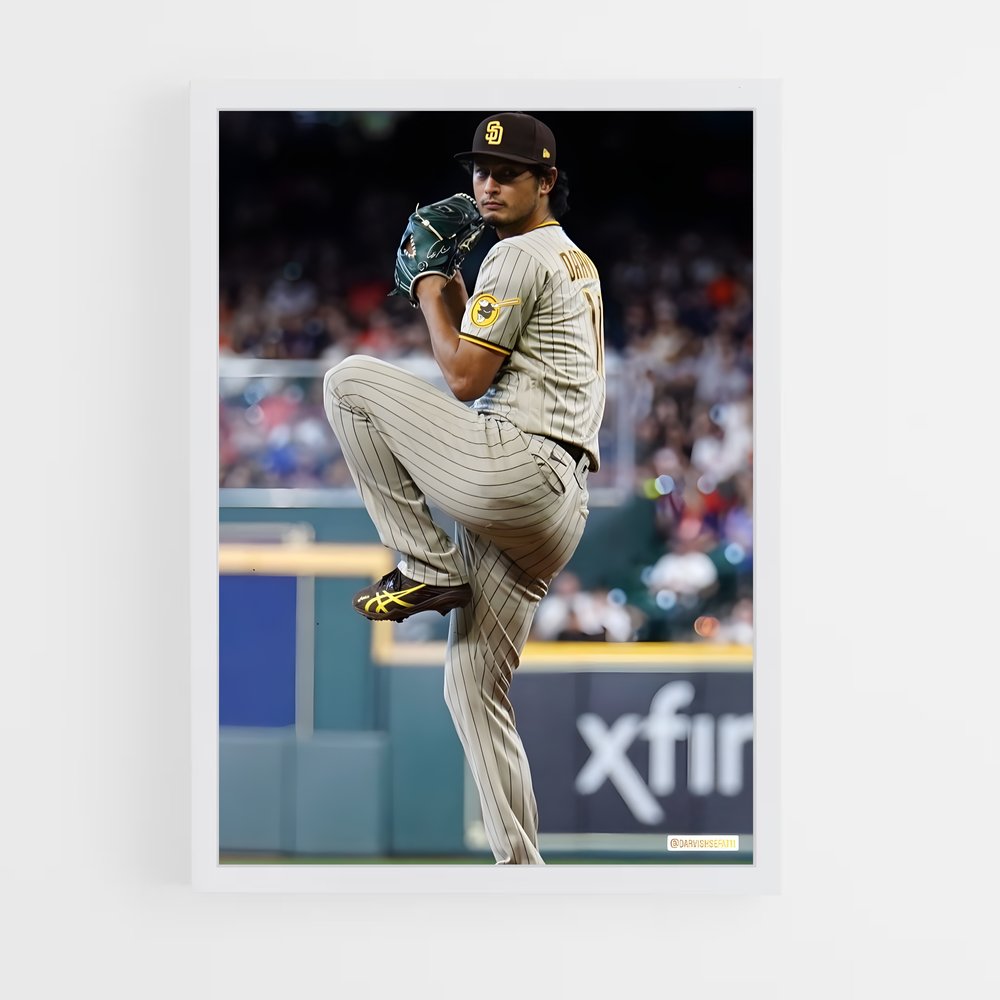 Poster Lancer Éclair – affiche Baseball (vue 3)